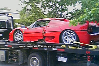 Illustration for article titled FBI totals Ferrari in joyriding crash, stonewall insurance company